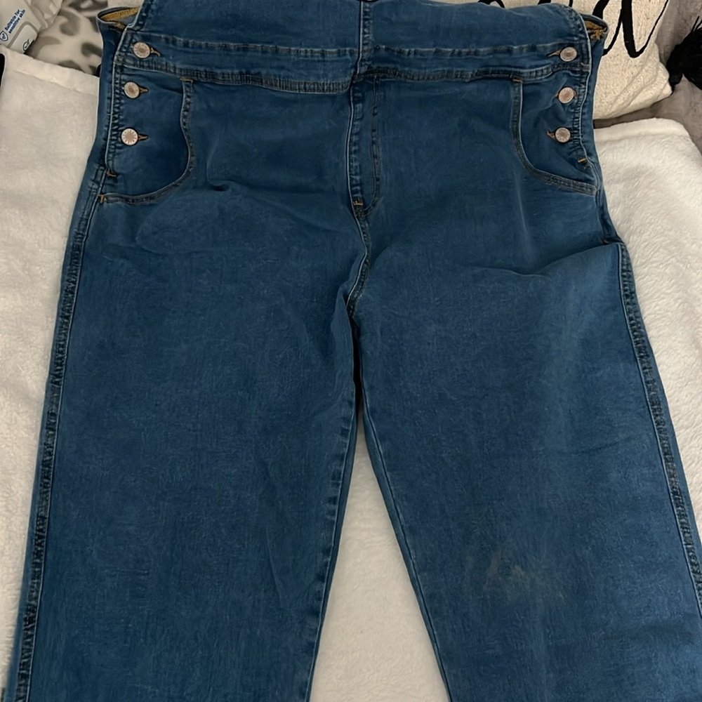 Denim Overalls worn once for camis Rachel costume. New!! Make me an offer. - Picture 2 of 6